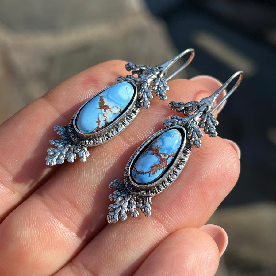 PRE-ORDER FOR AMY- Lavender Turquoise Earrings