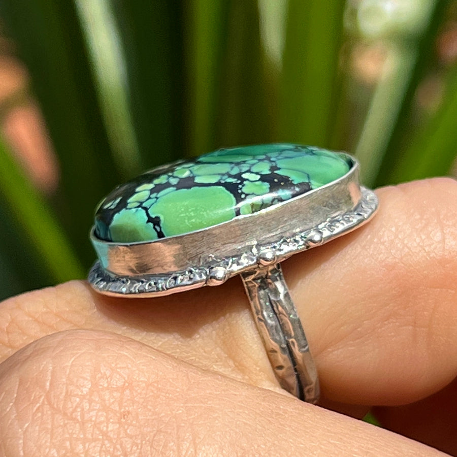 AVAILABLE PRE-ORDER- Hubei Turquoise Ring- Sz 8
