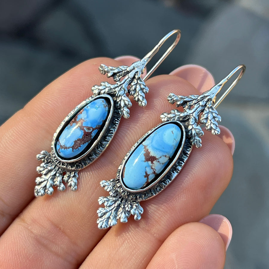PRE-ORDER FOR AMY- Lavender Turquoise Earrings