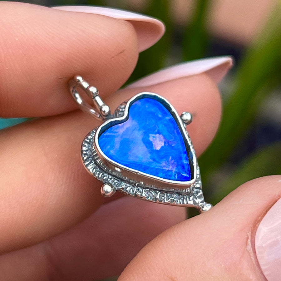 PRE-ORDER FOR CENA- Crystal Opal Heart Pendant