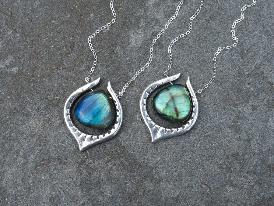 SERA Labradorite Teardrop Necklace