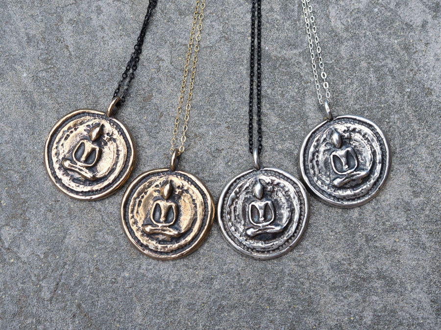 Thai Buddha Coin Necklace