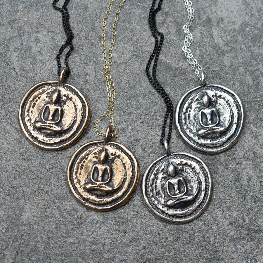 Thai Buddha Coin Necklace