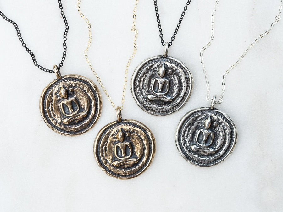 Thai Buddha Coin Necklace