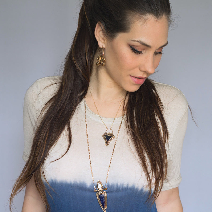 KARMA Sodalite & Howlite Necklace