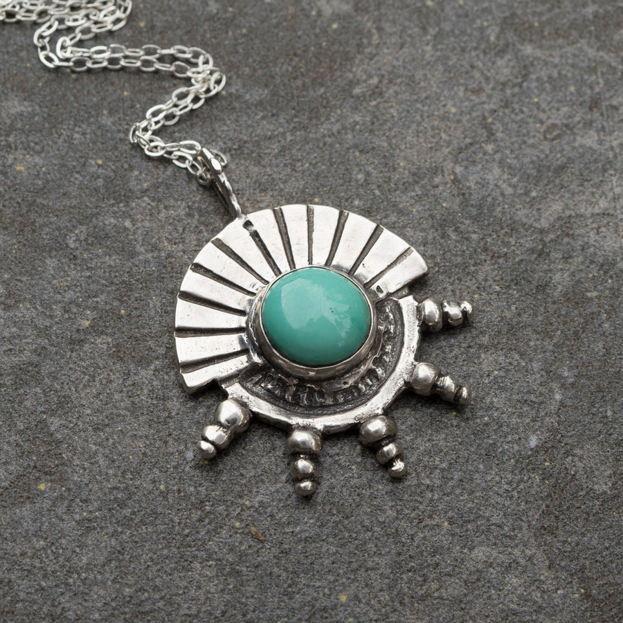 HELIOS Turquoise Pendant