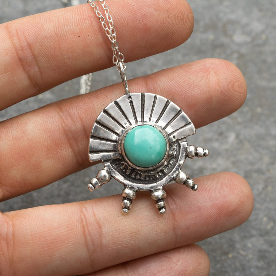 HELIOS Turquoise Pendant