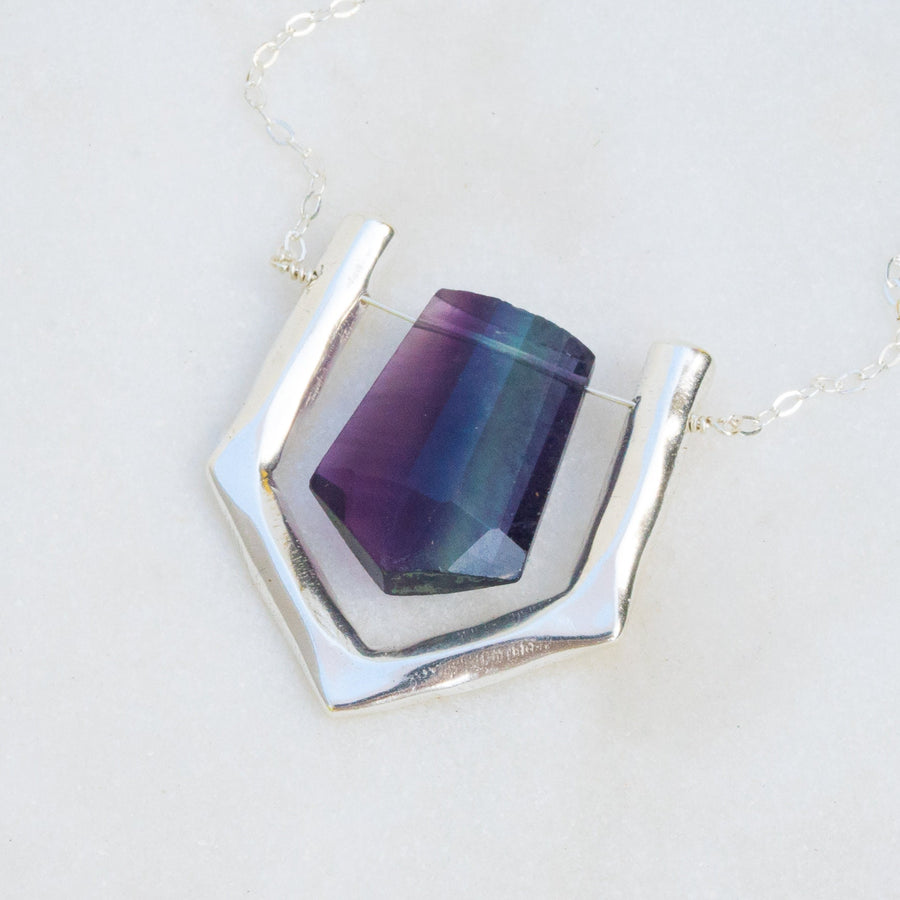 ARIEL Purple Fluorite Necklace