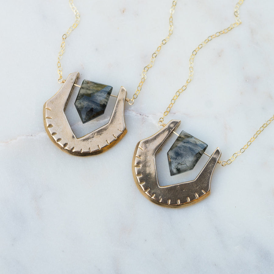 HELIX Rutilated Quartz Necklace