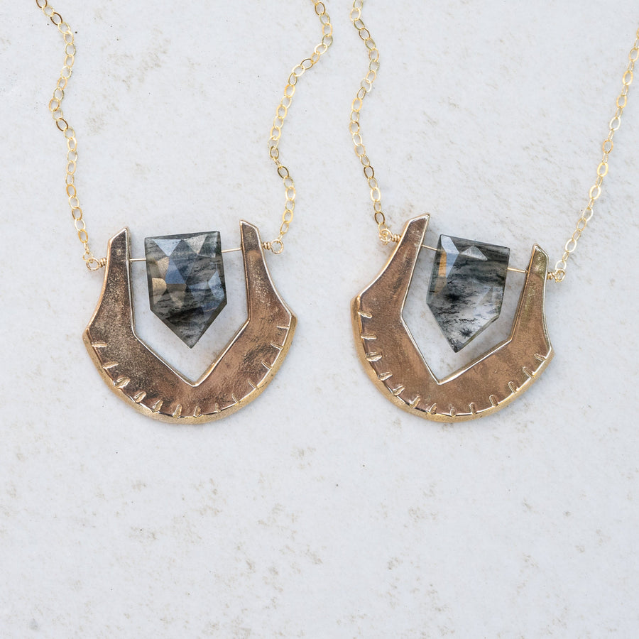 HELIX Rutilated Quartz Necklace