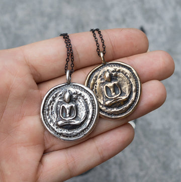 Thai Buddha Coin Necklace