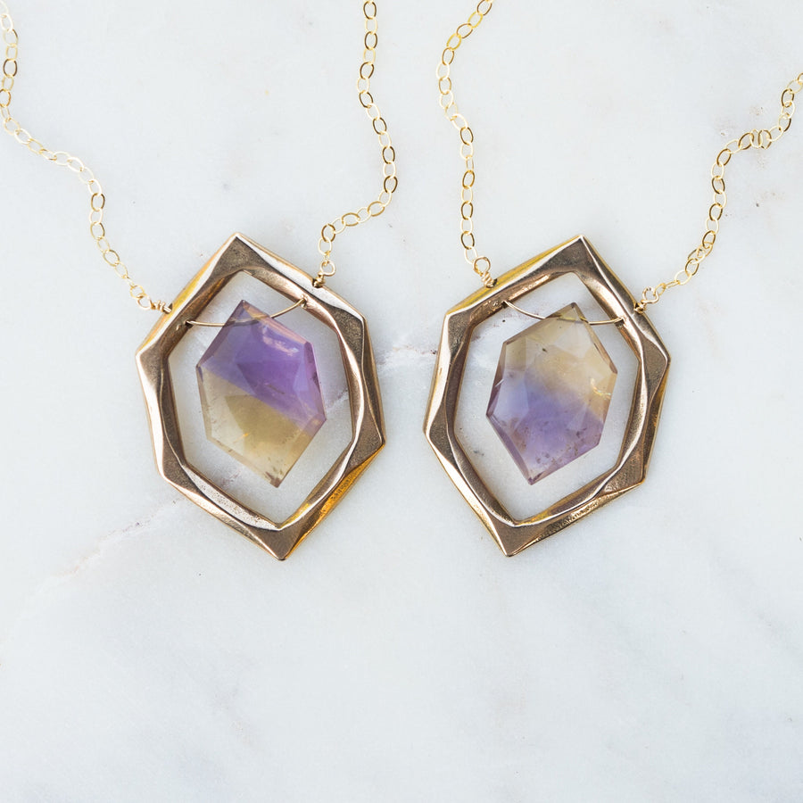 DIAMOND Ametrine Necklace