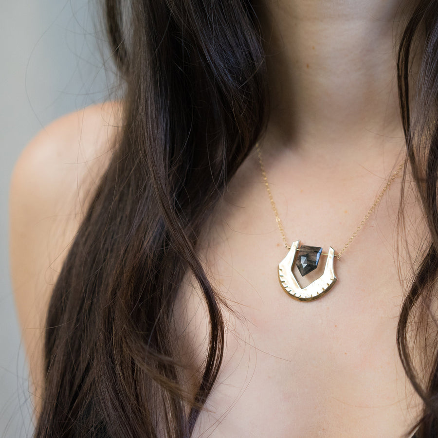 HELIX Rutilated Quartz Necklace