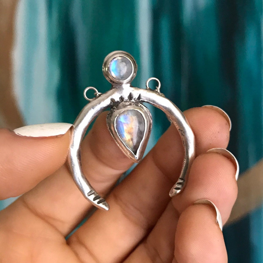 NEW MOON Moonstone Necklace