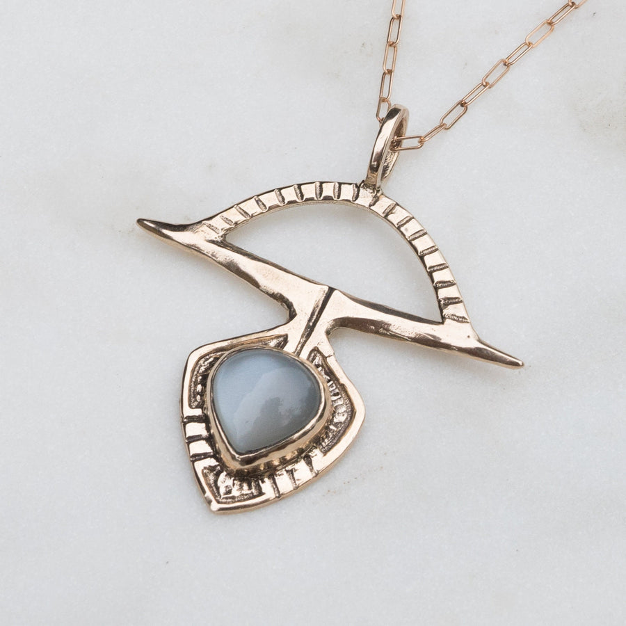 SIERRA Gray Moonstone Necklace