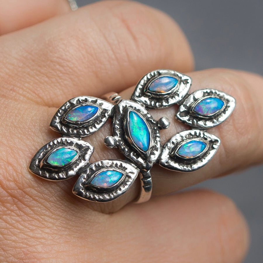 Australian Opal Ring- Made to order