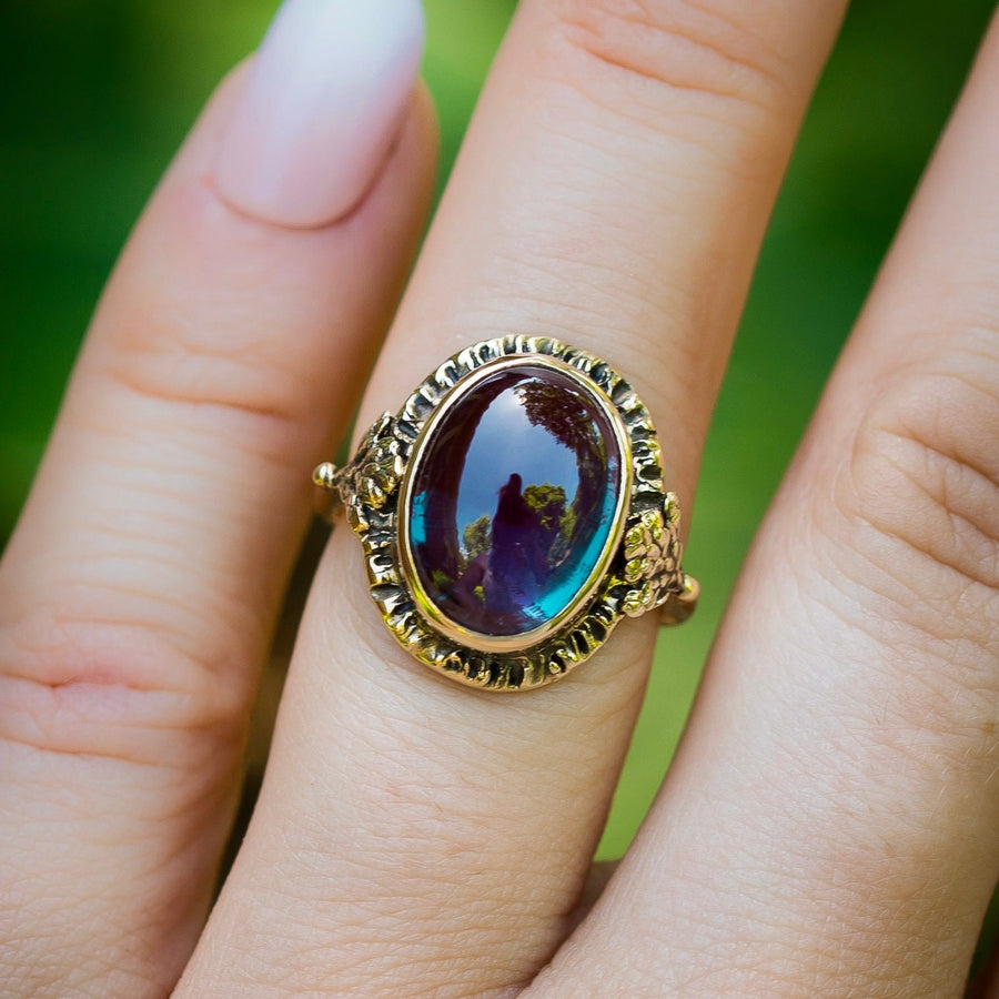 RESERVED FOR JOHANNA - 14k Gold Alexandrite Ring