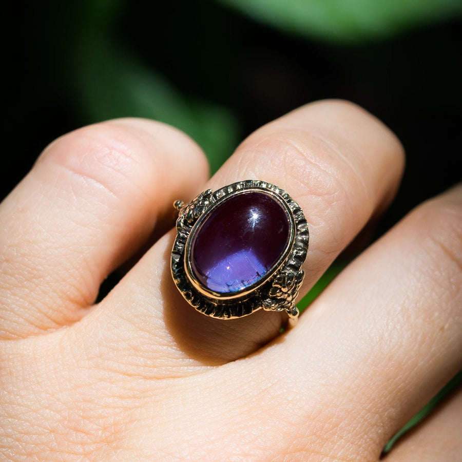 RESERVED FOR JOHANNA - 14k Gold Alexandrite Ring