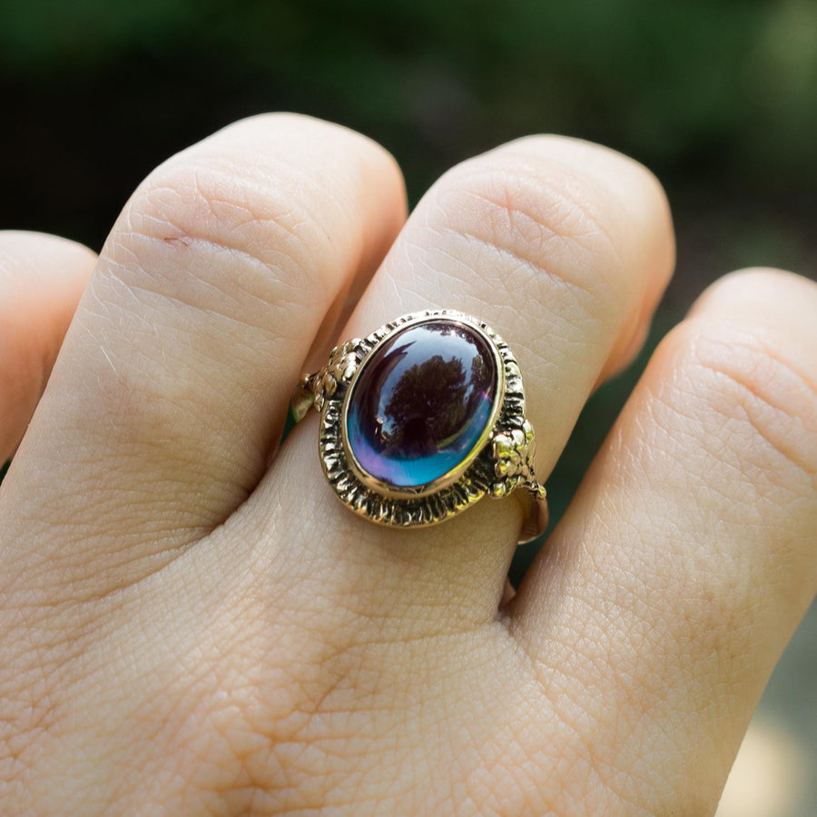 RESERVED FOR JOHANNA - 14k Gold Alexandrite Ring