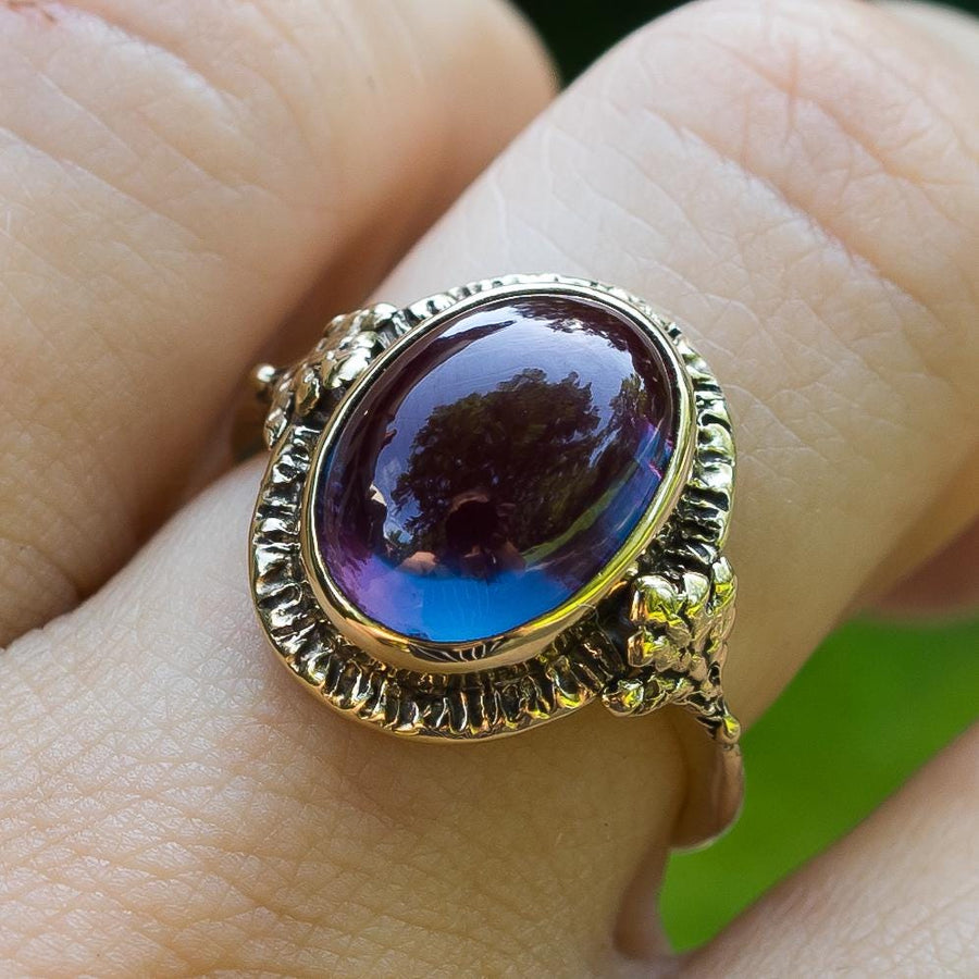 RESERVED FOR JOHANNA - 14k Gold Alexandrite Ring