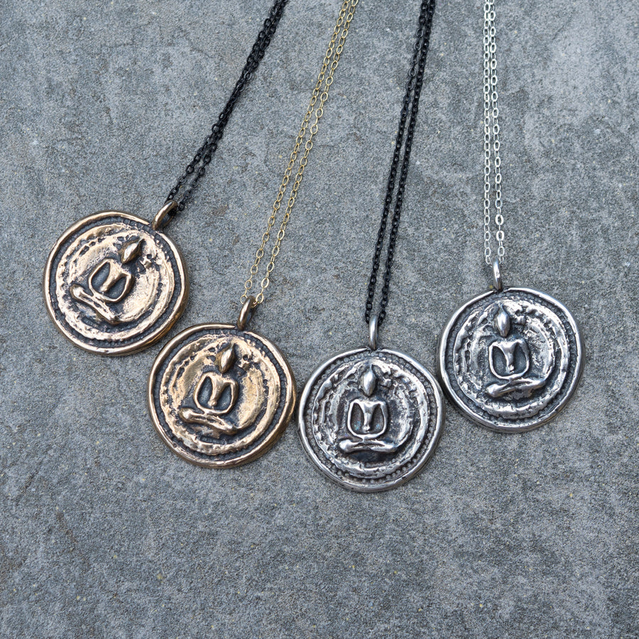 Thai Buddha Coin Necklace