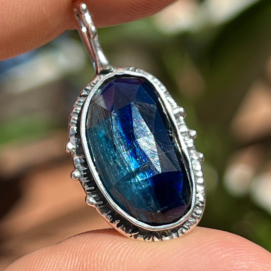 PRE-ORDER FOR NICOLE- Faceted Kyanite Pendant