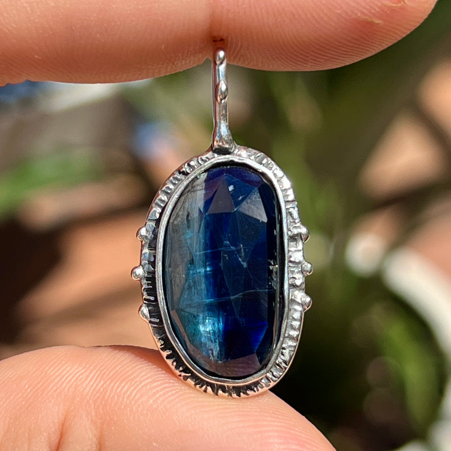 PRE-ORDER FOR NICOLE- Faceted Kyanite Pendant