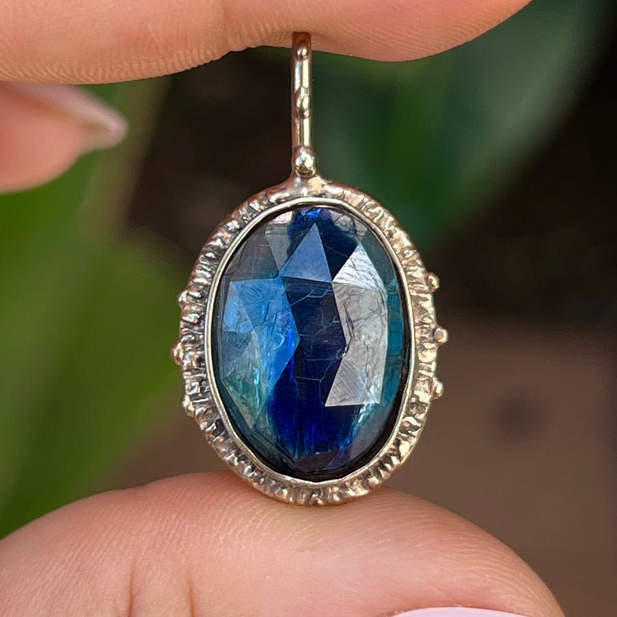 Copy of PRE-ORDER FOR MELISSA- Faceted Kyanite Pendant