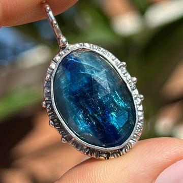 Copy of PRE-ORDER FOR MELISSA- Faceted Kyanite Pendant