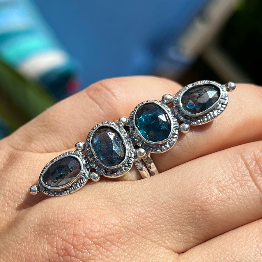PRE-ORDER FOR STORME- Kyanite Ring- Sz 7