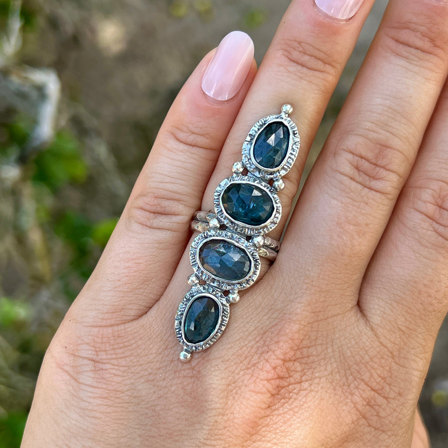 PRE-ORDER FOR STORME- Kyanite Ring- Sz 7