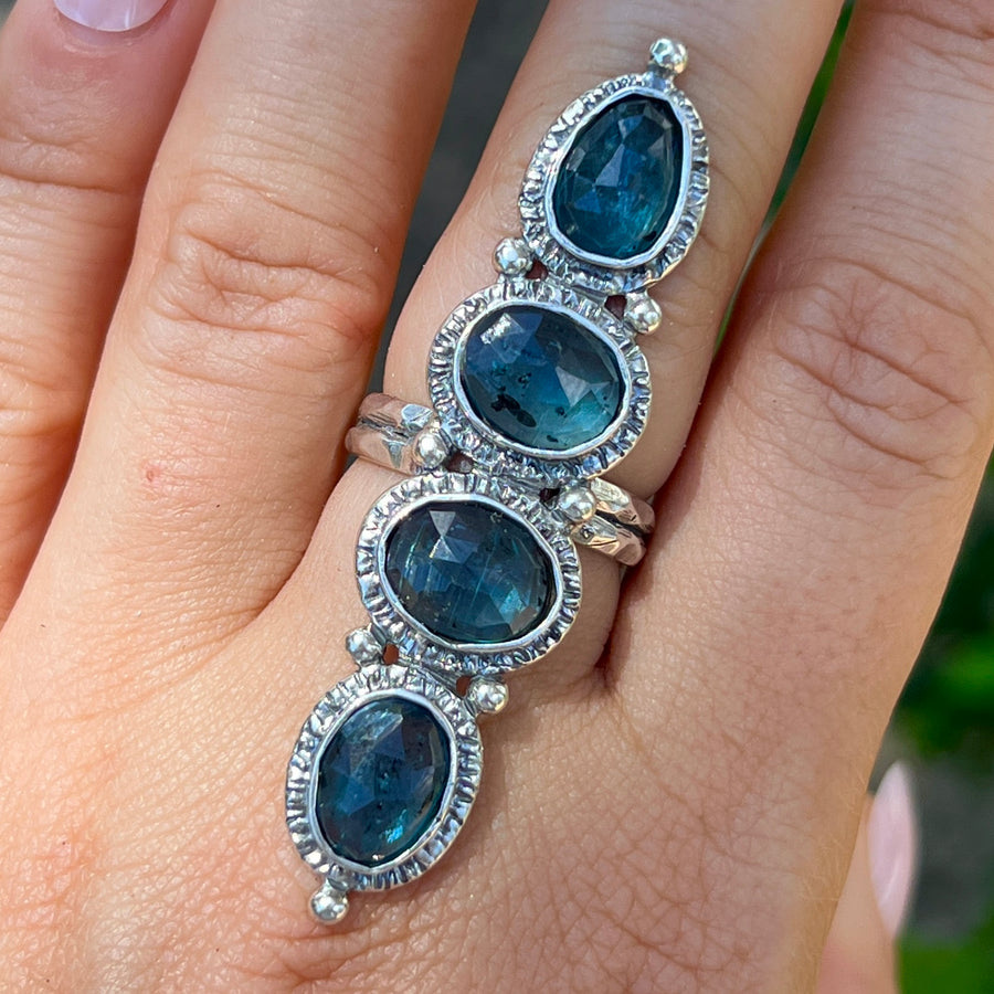 PRE-ORDER FOR NICOLE- Kyanite Ring- Sz 8