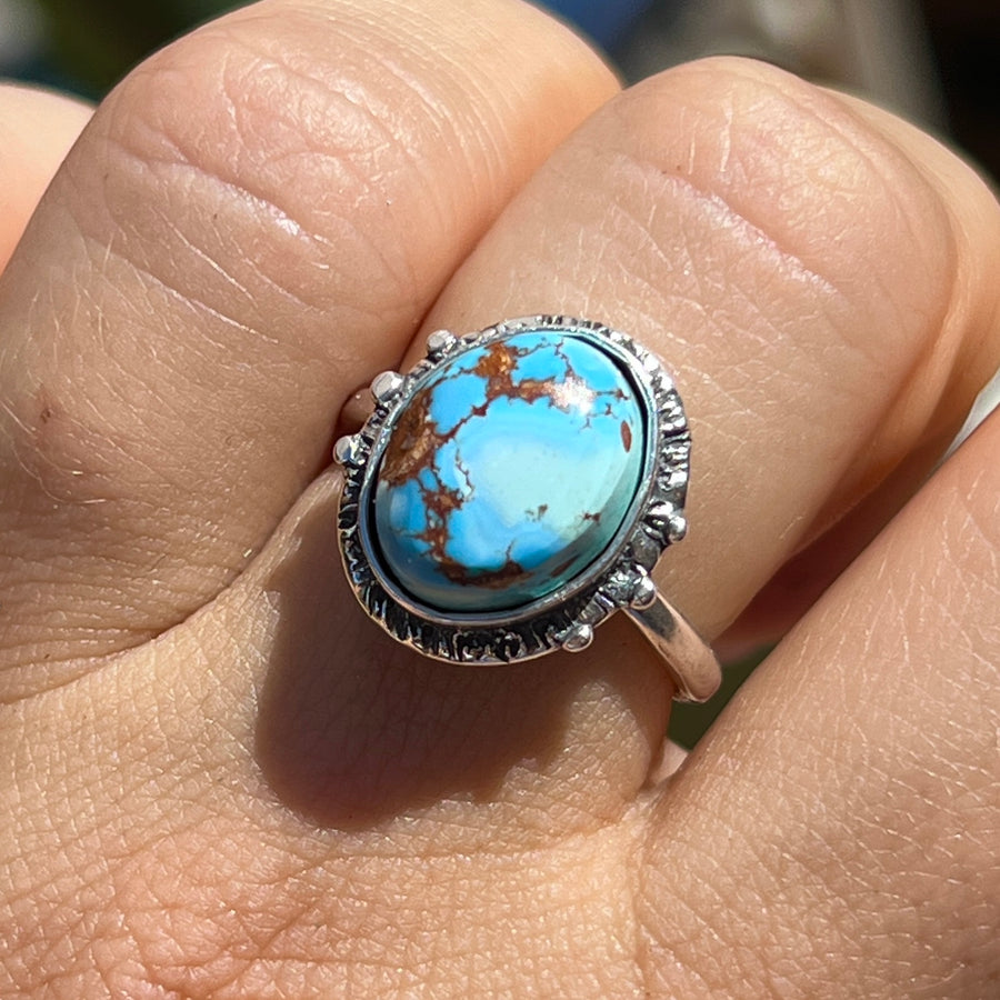 PRE-ORDER FOR KRISTEN- Lavender Turquoise Ring- Sz 8.5