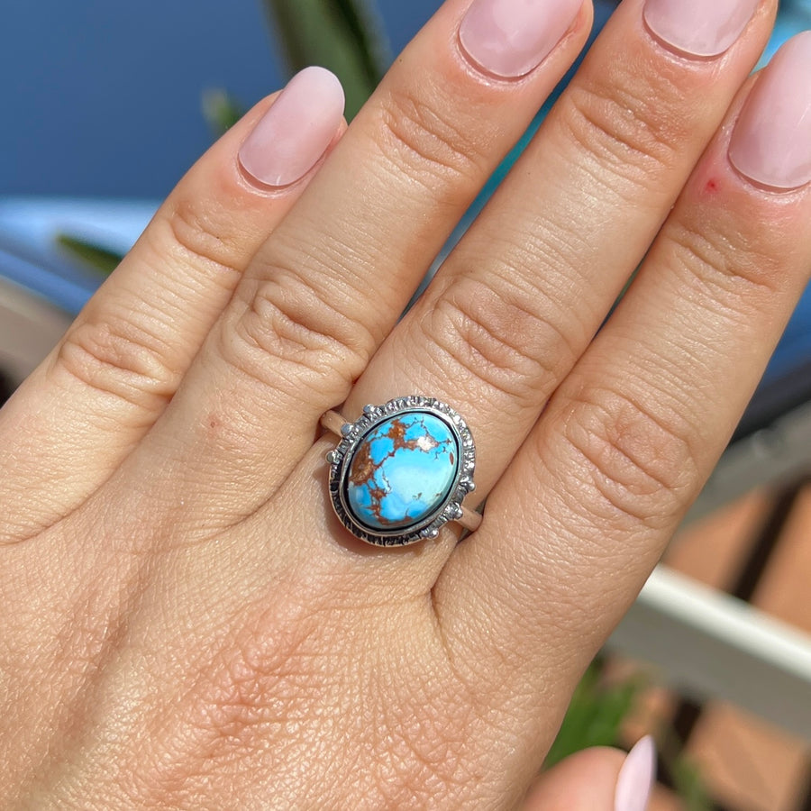 PRE-ORDER FOR KRISTEN- Lavender Turquoise Ring- Sz 8.5