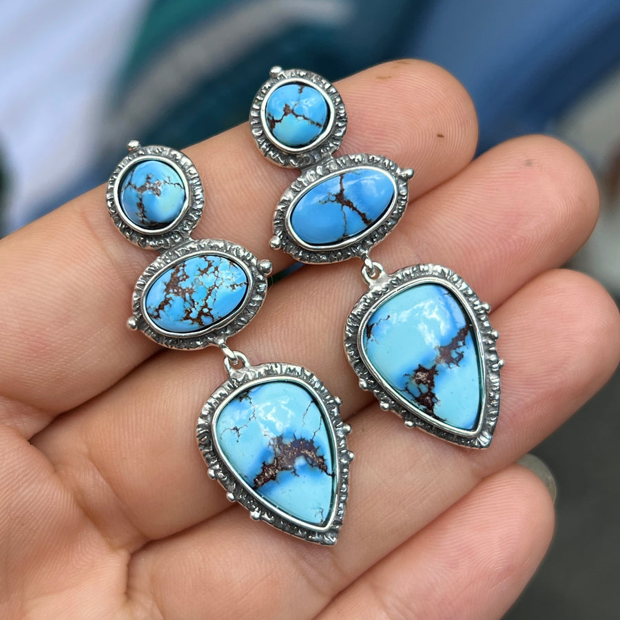 PRE-ORDER FOR JENNIFER- Lavender Turquoise Earrings