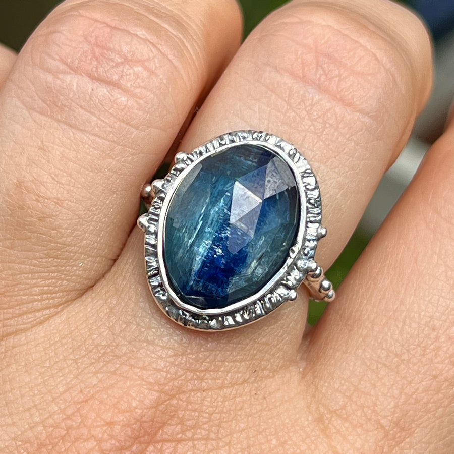 Blue Kyanite Ring- Sz 8