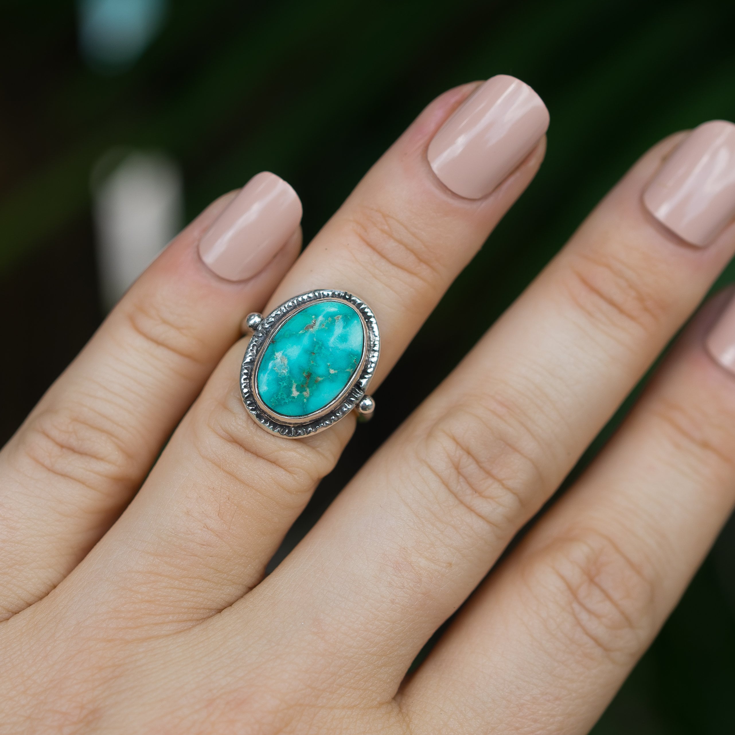 Emerald Valley Turquoise Ring- Sz 4.5 – ALLOYD Studio