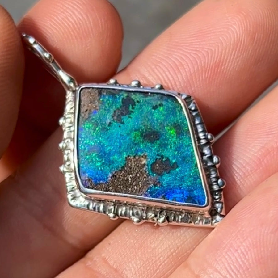PRE-ORDER FOR CENA- Boulder Opal Pendant