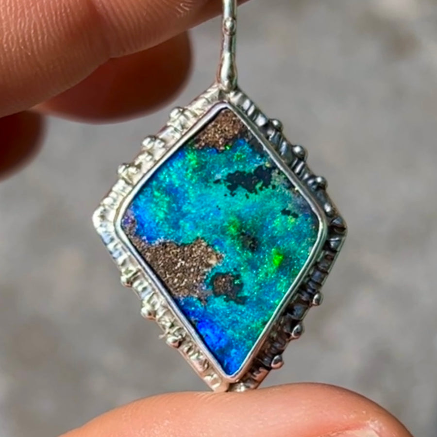 PRE-ORDER FOR CENA- Boulder Opal Pendant